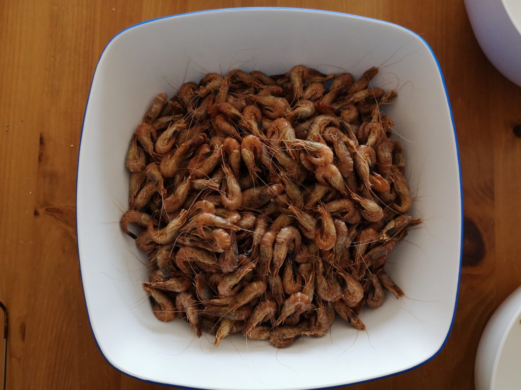 Granat gekocht aber noch zum Pulen