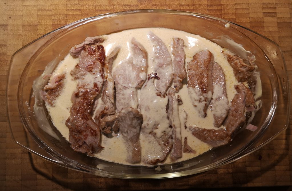 Plätzli a la Schnäbeli bevor sie in den Backofen kommen