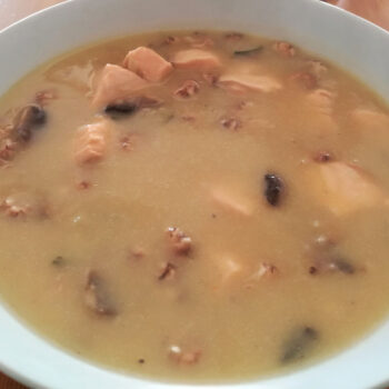 Garnelen-Kartoffelsuppe
