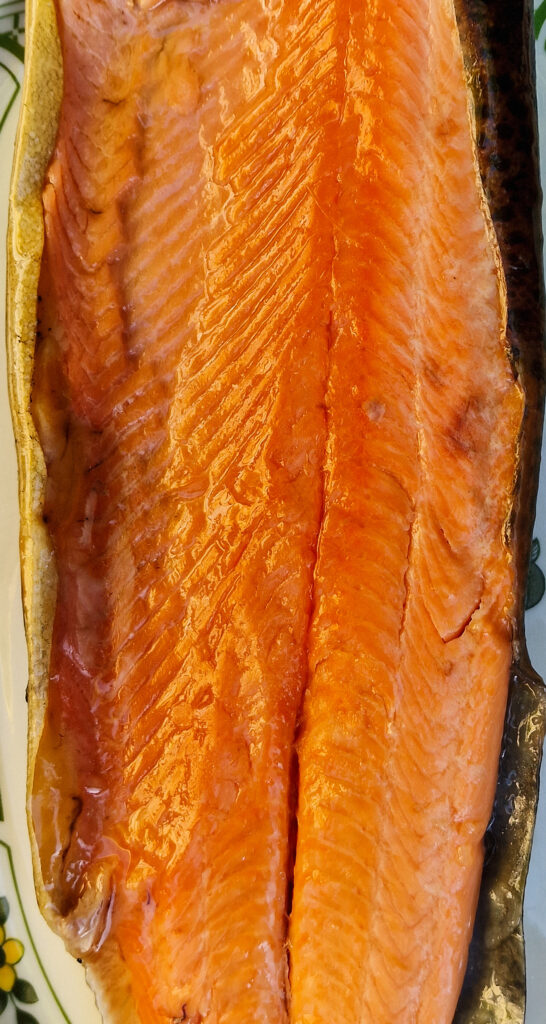 Lachsforellenfilet geräuchert